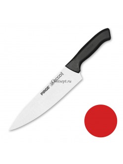 Нож поварской 21 см,красная ручка Pirge
