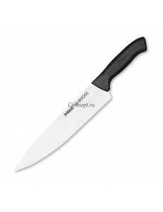 Нож поварской 25 см,черная ручка Pirge