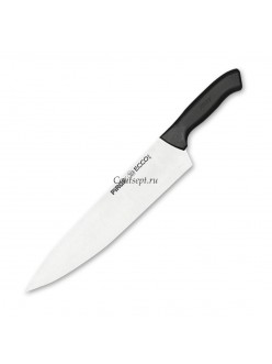 Нож поварской 30 см,черная ручка Pirge