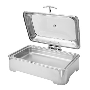 Мармит с обзорной,стеклянной крышкой 7.6 литра,1/1,электрический (220v/50-60Hz/500W) 