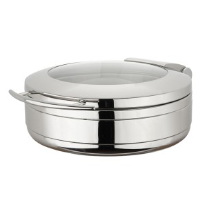 Мармит с обзорной,стеклянной крышкой, D=38см,индукционный 