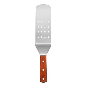Лопатка перфорированная 20 см,деревянная ручка  P.L. Proff Cuisine