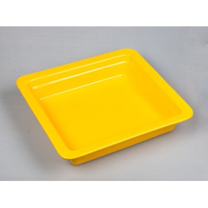 Гастроемкость 2/3-65 (35,5**32,5*6,5 см), жетлая, фарфор, P.L. Proff Cuisine