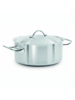 Кастрюля с крышкой 20*17 см, 5,3 литра,нержавеющая сталь 18/10