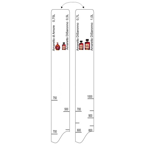 Барная линейка Amaretto di Saronno (500мл/750мл/1л) / di Amore (750мл), P.L. Proff Cuisine