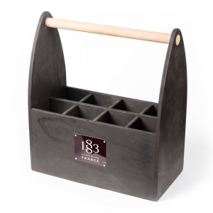 Ящик для презентаций деревянный, на 8 бутылок 