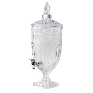 Диспенсер для напитков,стеклянный с краном, 2 л, P.L. - Barbossa