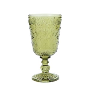 Бокал для вина зеленый 280 мл, P.L. - BarWare