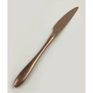 Нож столовый покрытие PVD цвет матовая медь серия Alessi Copper PL Proff Cuisine