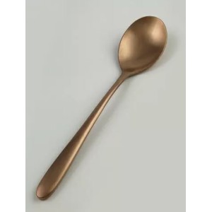 Ложка столовая покрытие PVD цвет матовая медь серия Alessi Copper PL Proff Cuisine