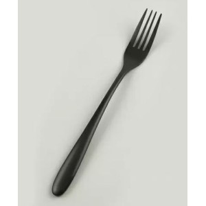 Вилка столовая покрытие PVD черный матовый цвет серия Alessi Black PL Proff Cuisine