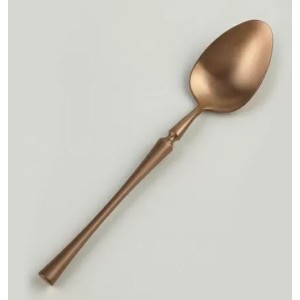 Ложка столовая PVD покрытие медный матовый цвет серия 1920 Copper PL Proff Cuisine