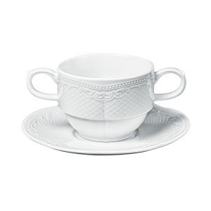 Бульонная пара 350 мл, фарфор, Aristocrat, Noble NEW