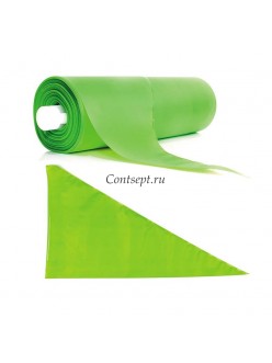 Мешки кондитерские 4-слойные, 53 см, зеленые, 90 мкм, микрорельеф поверхности, 100 шт/рул, P.L. Prof