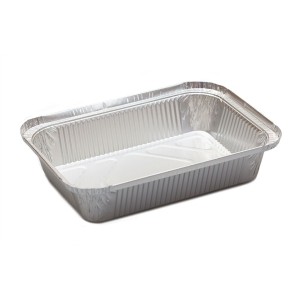 Контейнер алюминиевый одноразовый, высота 40 см, 1000 шт/уп