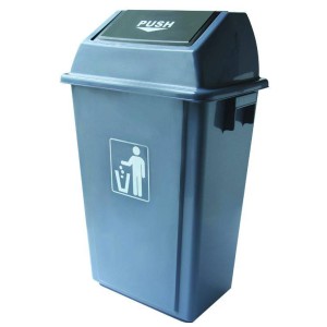 Бак для мусора с качающейся крышкой 40л пластик