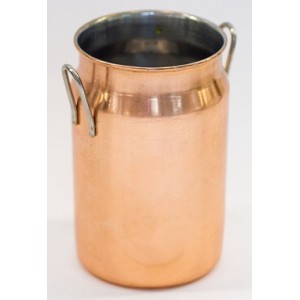 Бидон сервировочный 12х7,5см нержавеющая сталь с медным покрытием
