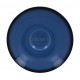 Блюдце 15 см  для чашек 200 и 230мл синее фарфор RAK  серия LEA