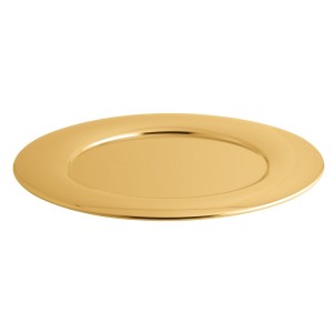 Блюдо сервировочное золотой цвет 32см Sambonet Sphera