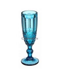 Бокал для шампанского 140мл синий Sapphire