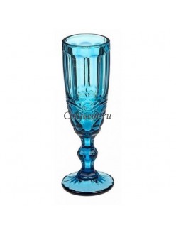 Бокал для шампанского 140мл синий Sapphire