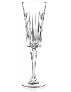 Бокал флюте для шампанского 210мл стекло RCR TimeLess