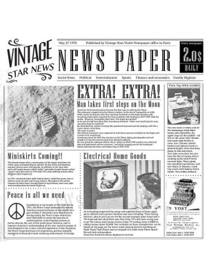 Бумага газета для сервировки 30х30см белый цвет 1упаковка 1000листов