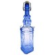 Бутылка с бугельной пробкой 700мл цвет синий