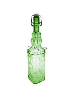 Бутылка с бугельной пробкой 700мл цвет зеленый