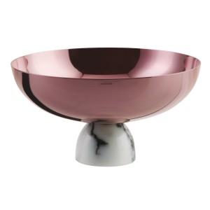 Чаша розового цвета на подставке 20,5х11см Sambonet Madame Чаша розового цвета на подставке 20,5х11см Sambonet Madame