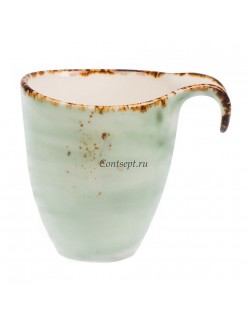Чашка чайная 300мл фарфор PL Proff Cuisine серия ORGANICA GREEN