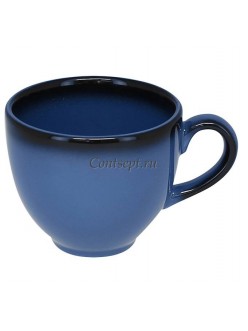 Чашка для эспрессо 90мл синяя фарфор RAK серия LEA
