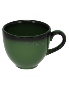 Чашка кофейная 200мл зеленая фарфор RAK  серия LEA