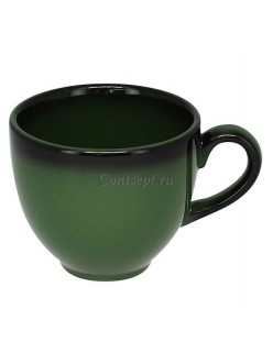 Чашка кофейная 230мл зеленая фарфор RAK  серия LEA