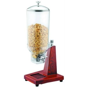 Диспенсер для мюсли с деревянным корпусом 7л 28х26,5х68см