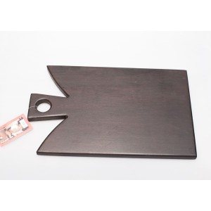 Доска для подачи черная 40х25х1,9см пресованный уголь бамбука PL Proff Cuisine