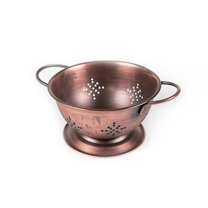 Дуршлаг для подачи 14х8см нержавеющая сталь с медным покрытием Antique Copper