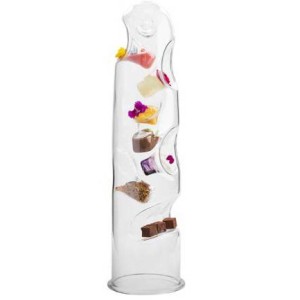 Емкость для презентации 12х48см 7ячеек Pordamsa Blown Glass