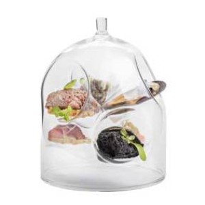 Емкость для презентации 17х20см 5ячеек Pordamsa Blown Glass