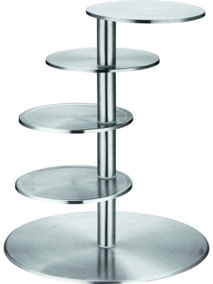 Этажерка для торта пятиярусная 36/20/20/20/20х43см нержавеющая сталь Этажерка для торта пятиярусная 36/20/20/20/20х43см нержавеющая сталь