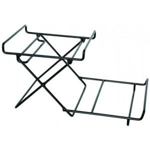 Этажерка двухъярусная 45х26х22см для двух блюд нержавеющая сталь Этажерка двухъярусная 45х26х22см для двух блюд нержавеющая сталь