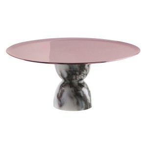 Этажерка розового цвета 22х9,5см серая ножка Sambonet Madame Этажерка розового цвета 22х9,5см серая ножка Sambonet Madame