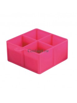 Форма для льда силиконовая Куб 4 ячейки 4.5х4.5см