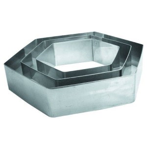 Форма для выпечки Шестиугольник 15х5см нержавеющая сталь