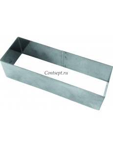 Форма кондитерская Прямоугольник 15х3х3см нержавеющая сталь