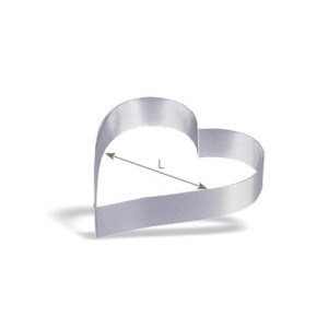 Форма резак Сердце 22см