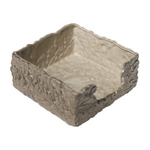 Салфетница 20х19см серая Romantica