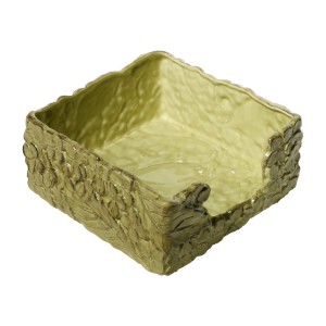 Салфетница 20х19см зеленая Romantica