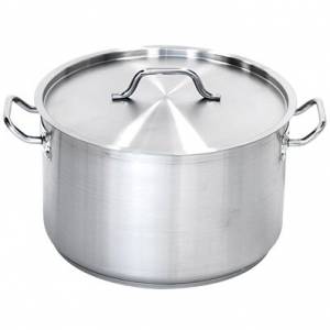 Кастрюля 25л 32х32см с крышкой из нержавеющей стали