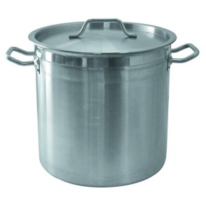 Кастрюля с крышкой 12л 25х25см нержавеющая сталь